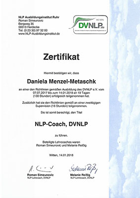 zertifikat nlp coach dvnlp