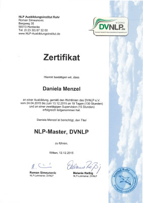 zertifikat nlp master